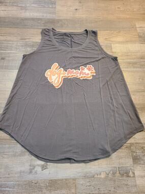 Unknown brand large women's gray drapey tank top